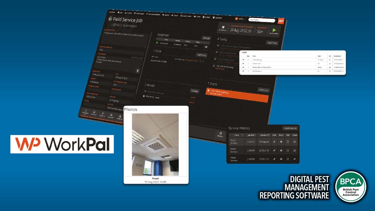 Workpal DIGITAL PEST MANAGEMENT REPORTING SOFTWARE Workpal DIGITAL PEST MANAGEMENT REPORTING SOFTWARE